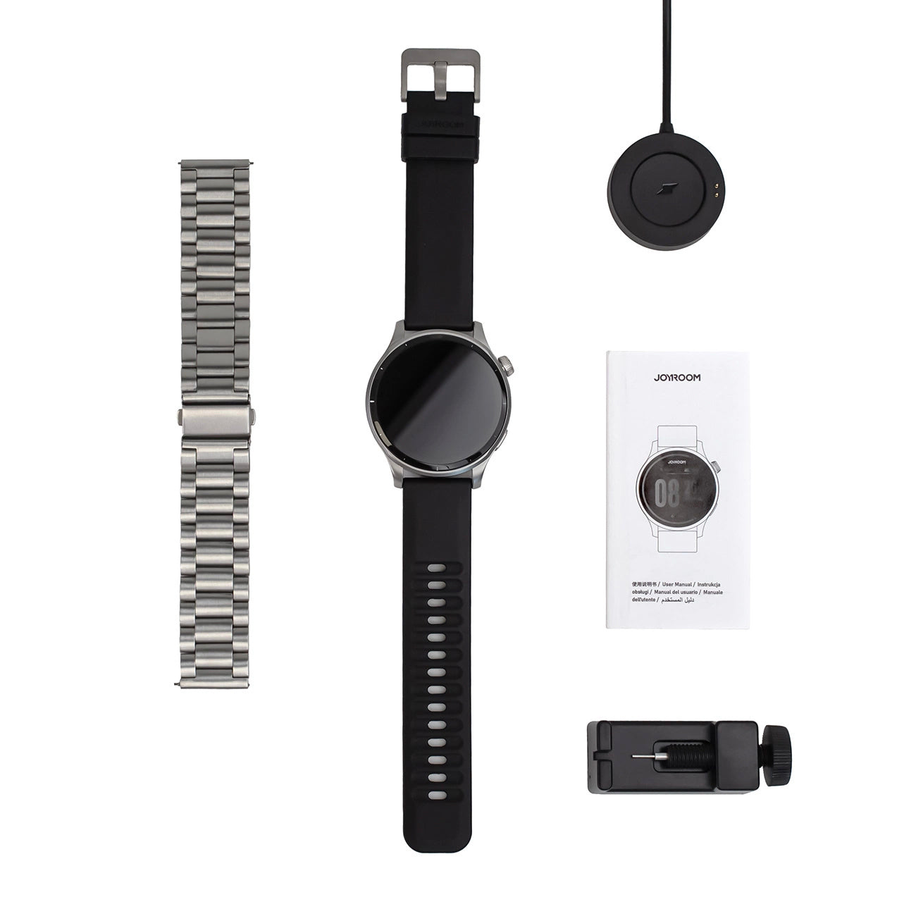 Smartwatch Joyroom JR-FV1, Szary