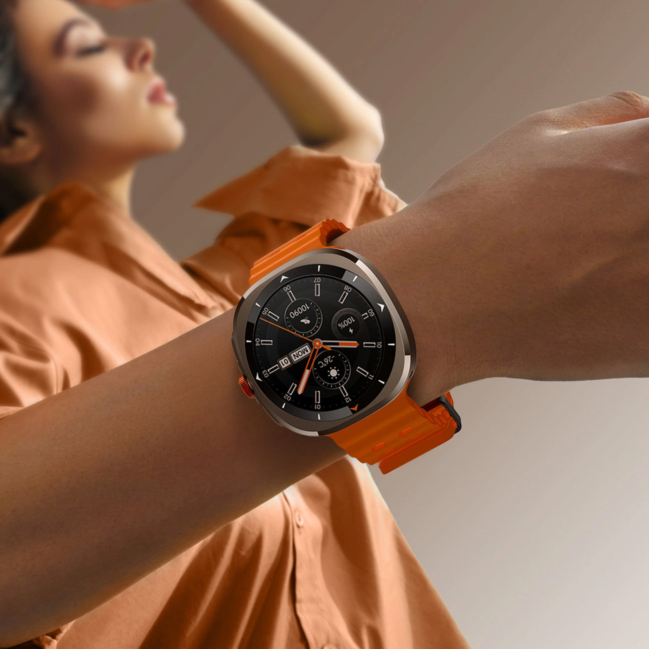 Smartwatch Joyroom JR-FV2 Call, Pomarańczowy