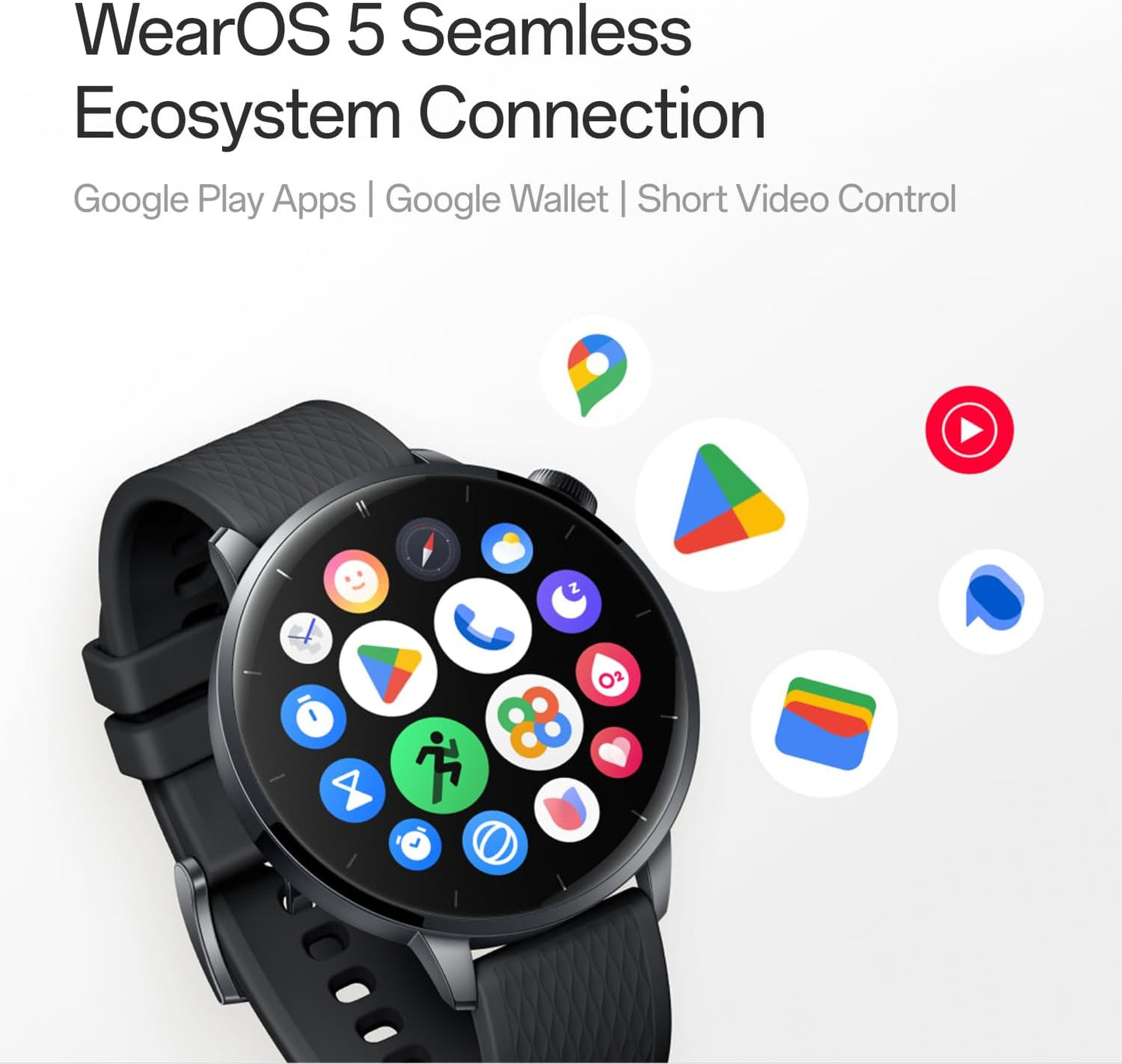 Smartwatch OnePlus Watch 3, 43mm, Czarny 5491100421