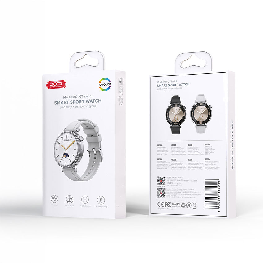 Smartwatch XO Design GT4 Mini, Srebrny