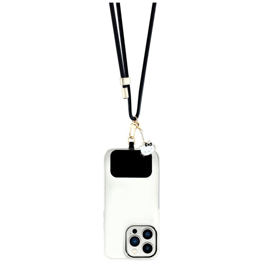 Sznur na telefon Hello Kitty Crossbody, czarny