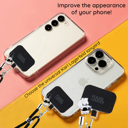 Karl Lagerfeld Choupette Phone Lanyard, Grey