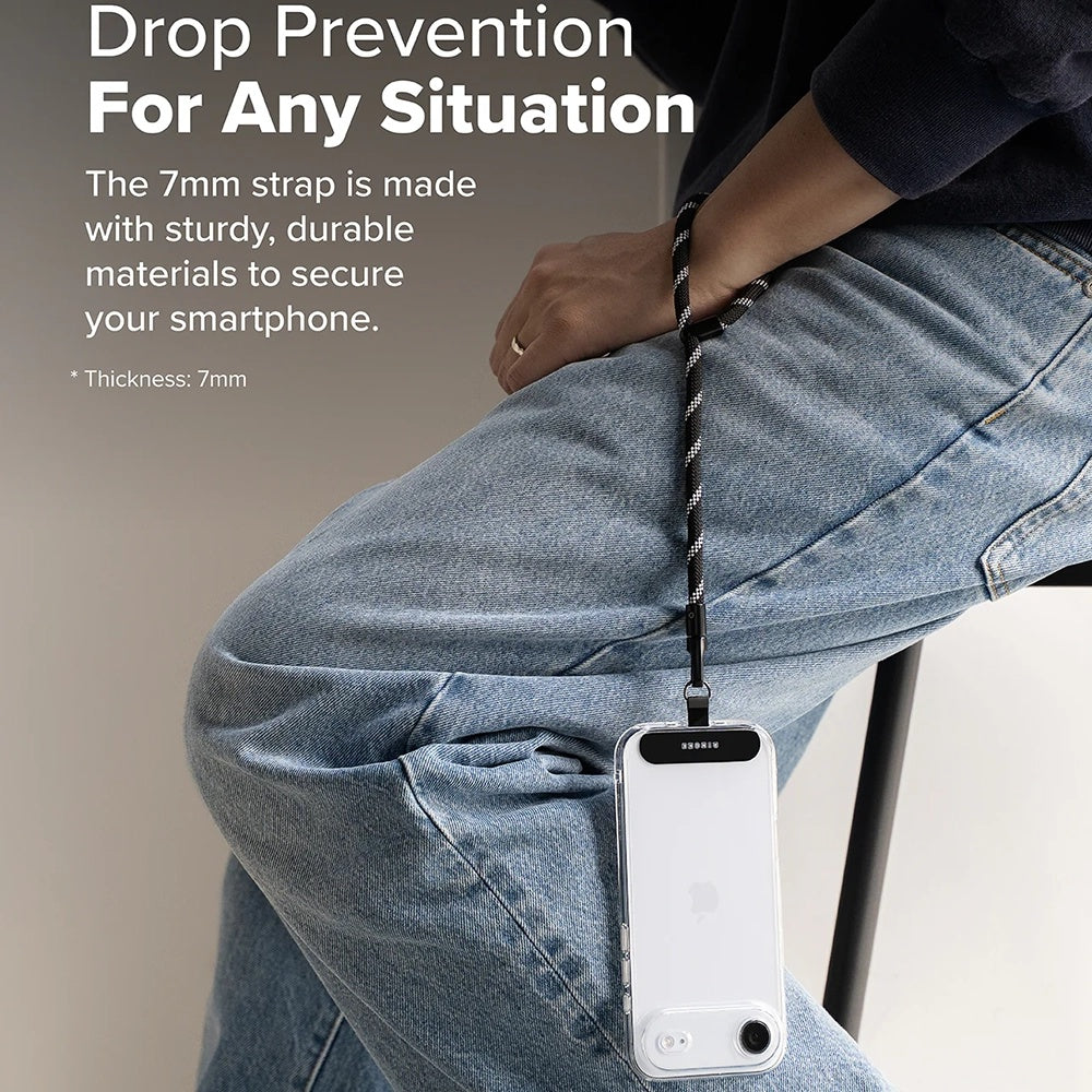 Sznurek do telefonu Ringke Link Flow P-Type, Biały