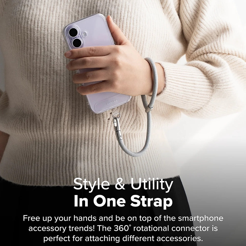 Sznurek do telefonu Ringke Link Flow P-Type, Biały