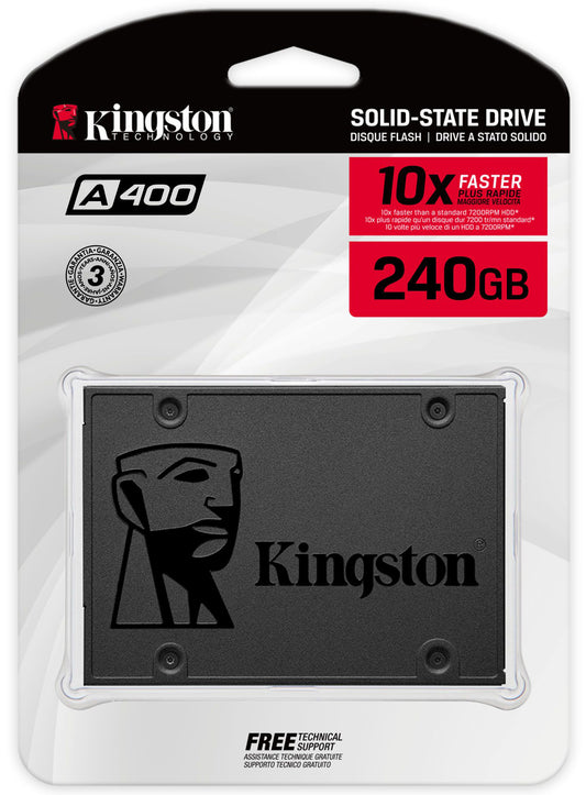 Solid State Drive (SSD) Kingston A400, 240GB, 2.5 cala, SATA III SA400S37/240G