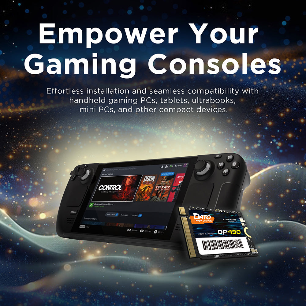 Solid State Drive (SSD) Dato DP430, NVME M.2 2230, PCIE Gen4x4, 1TB, Czarny DP430SSD-1TB