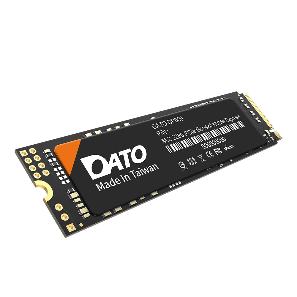 Solid State Drive (SSD) Dato DP800, NVME M.2 2280, PCIe, 512GB, Czarny DP800SSD-512GB