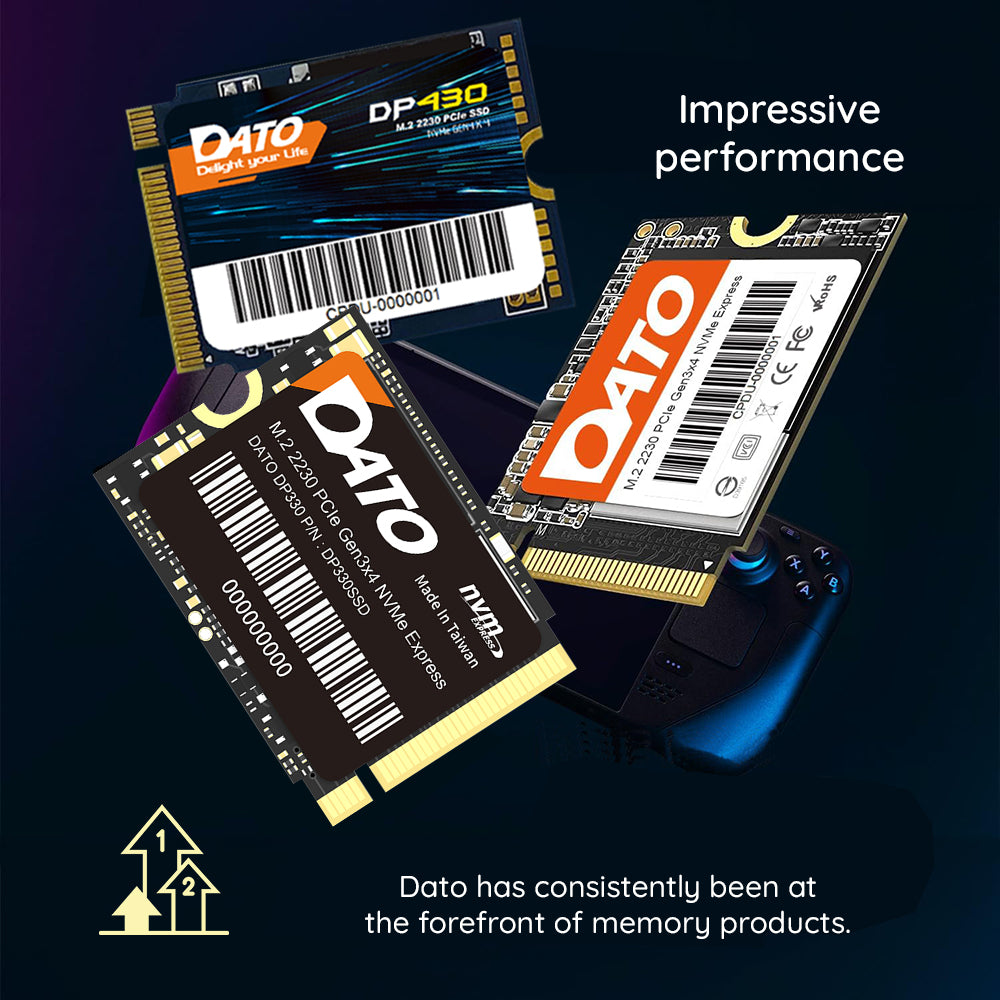 Solid State Drive (SSD) Dato DP800, NVME M.2 2280, PCIe, 512GB, Czarny DP800SSD-512GB