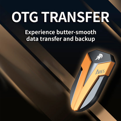 Solid State Drive (SSD Zewnętrzny) Dato Ares Amber Shield, 500GB, Czarny ARSASE-500GB