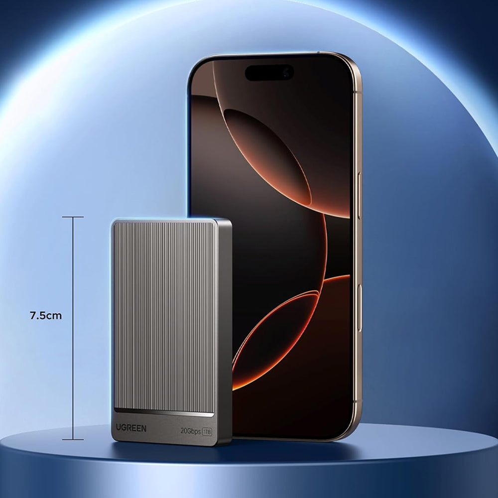 Dysk SSD (zewnętrzny) UGREEN 35270, 1TB, szary