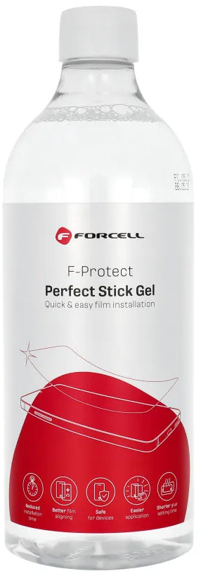 Żel Forcell Perfect Stick do aplikacji folii ochronnej z plastiku/silikonu, 1l