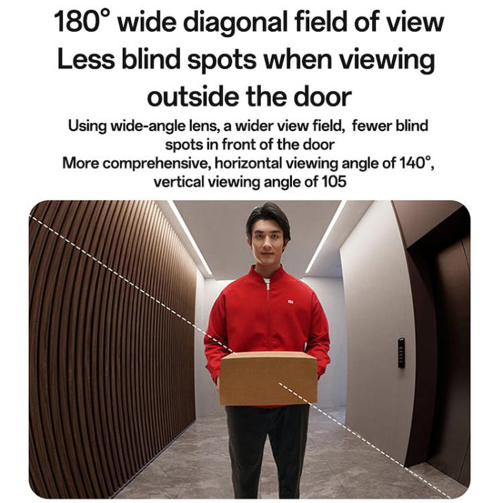 Dzwonek Yesido KM27, Wi-Fi, 2K, Biały