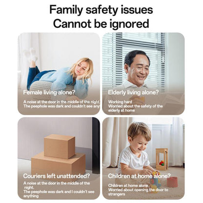 Dzwonek Yesido KM27, Wi-Fi, 2K, Biały