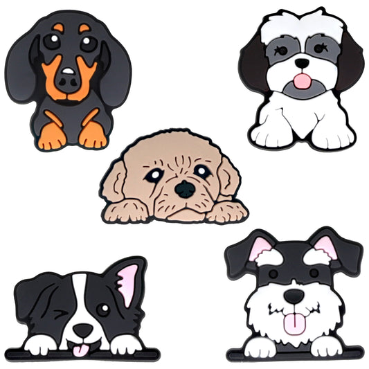 Naklejka 3D OEM Dog na etui na telefon / tablet, zestaw 5 sztuk, wielokolorowa