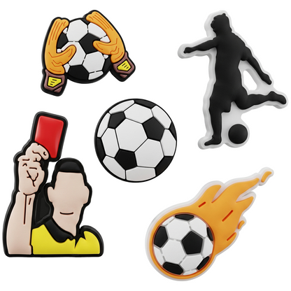 Naklejka 3D OEM Football na etui na telefon / tablet, zestaw 5 sztuk, wielokolorowa