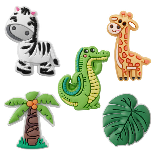 Naklejka 3D OEM Jungle na etui na telefon / tablet, zestaw 5 sztuk, wielokolorowa