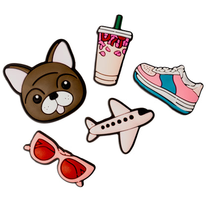 3D OEM Lifestyle Sticker for Phone / Tablet Case, Set of 5, Pink