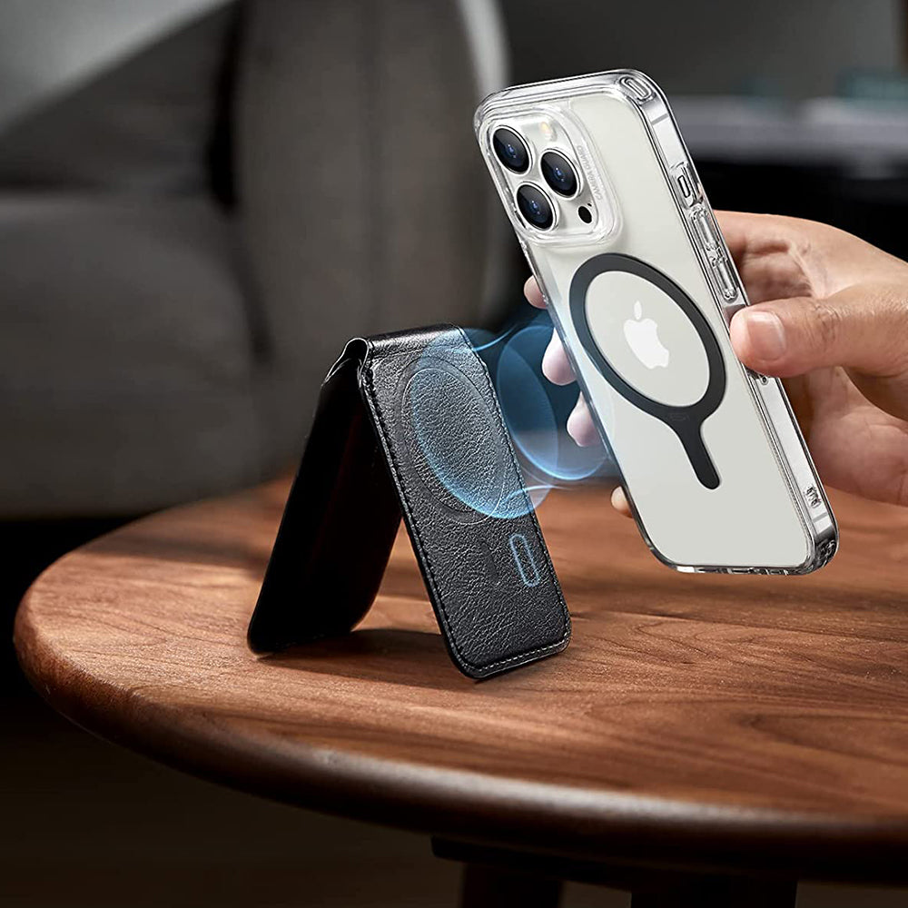 Naklejka Metalowa ESR HaloLock, Zestaw 2 sztuki, Czarny