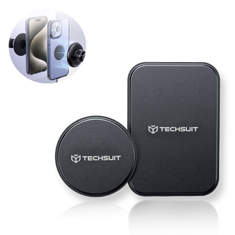 Naklejka Metalowa Techsuit MP02 2w1, Czarna