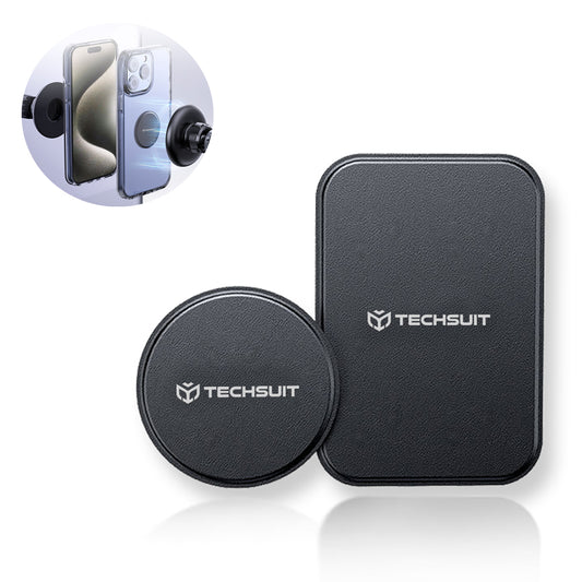 Naklejka Metalowa Techsuit MP02 2w1, Czarna