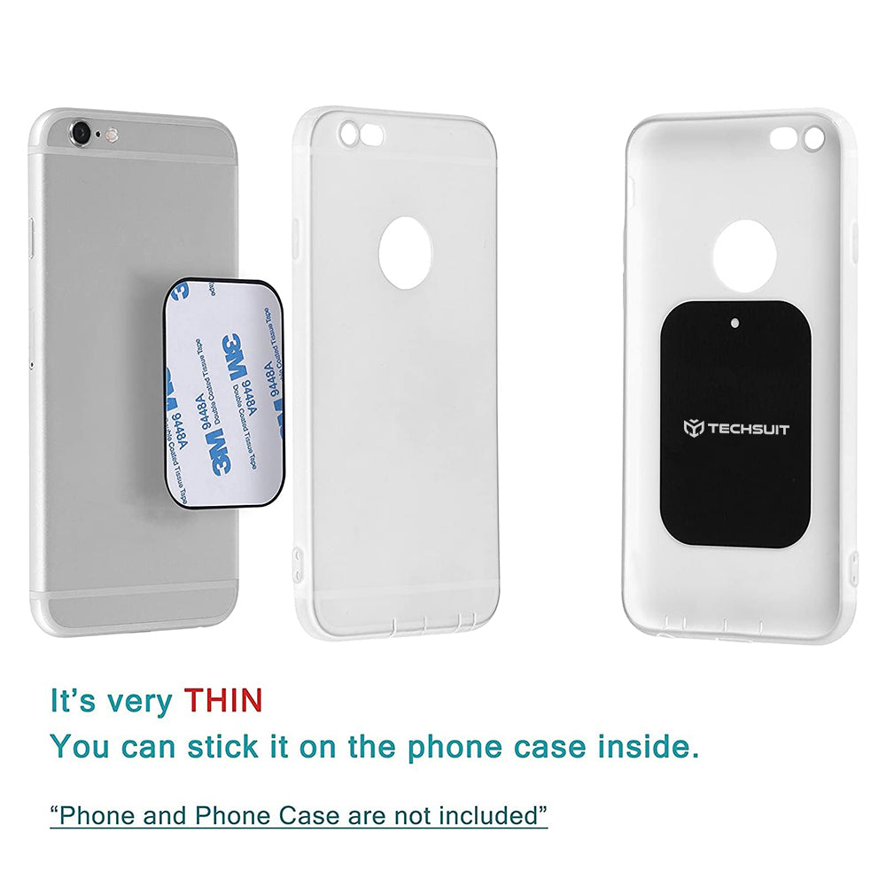 Naklejka Metalowa Techsuit MP04 4w1, Czarna