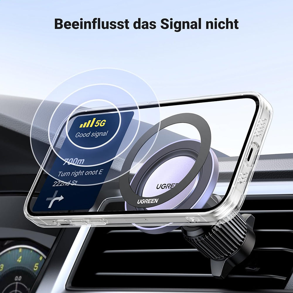 Naklejka Metalowa UGREEN LP428 (25766), Zestaw 2 sztuki, Czarny.