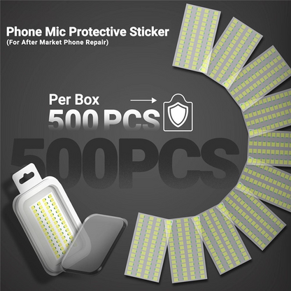 Microphone Protection Sticker 2UUL DA32, Set of 500 pieces