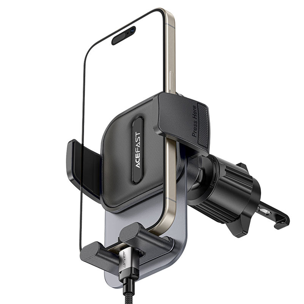 Uchwyt samochodowy Acefast D25, 4.5 cala - 6.7 cala, Czarny