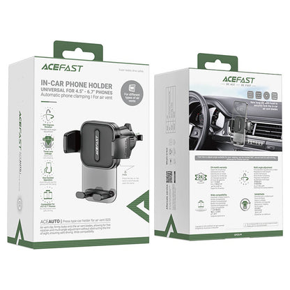 Uchwyt samochodowy Acefast D25, 4.5 cala - 6.7 cala, Czarny