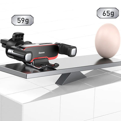 Uchwyt samochodowy Baseus Mr Hui Gravity Series, 4,7 cala - 6,5 cala, srebrny SUYL-HU0S 