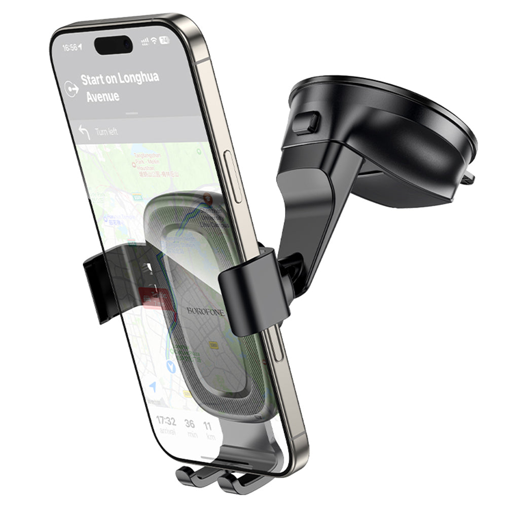 Uchwyt samochodowy Borofone BH130 Follower Gravity, 6.1 cala - 7 cali, Czarny