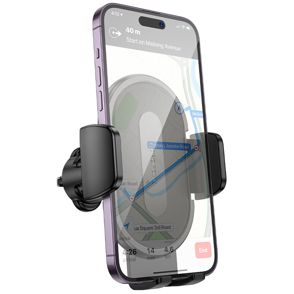 Uchwyt samochodowy Borofone BH133 Rio, 4.5 cala - 7 cali, Czarny