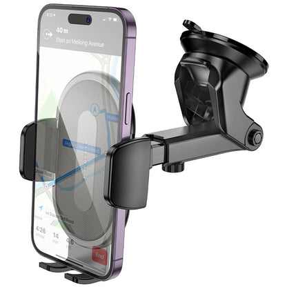 Uchwyt samochodowy Borofone BH134 Rio, 4.5 cala - 7 cali, Czarny