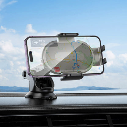 Uchwyt samochodowy Borofone BH134 Rio, 4.5 cala - 7 cali, Czarny