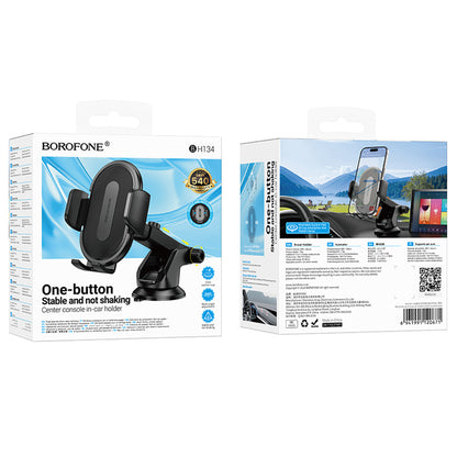 Uchwyt samochodowy Borofone BH134 Rio, 4.5 cala - 7 cali, Czarny