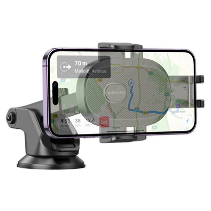 Borofone BH93 Grand Car Holder, 4.5inch - 7inch, Black