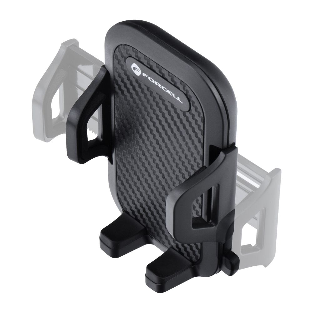 Uchwyt samochodowy Forcell Carbon Bracket A151, 62 mm - 95 mm, czarny