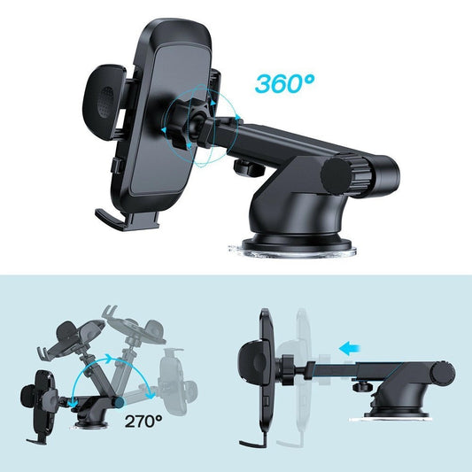 Uchwyt samochodowy Joyroom JR-ZS259-2 Dash, 4.7 cala - 6.9 cala, Czarny