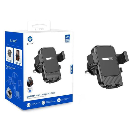 Uchwyt Samochodowy Lito LT-W08, Uniwersalny, Szary