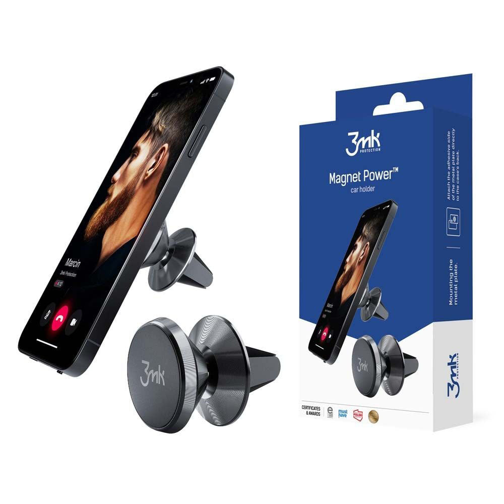 3MK Magnetic Car Mount, Universal, Black