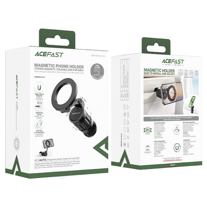 Uchwyt Samochodowy Magnetyczny Acefast E23, Uniwersalny, Czarny