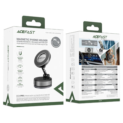 Uchwyt Samochodowy Magnetyczny Acefast E28, Uniwersalny, Szary