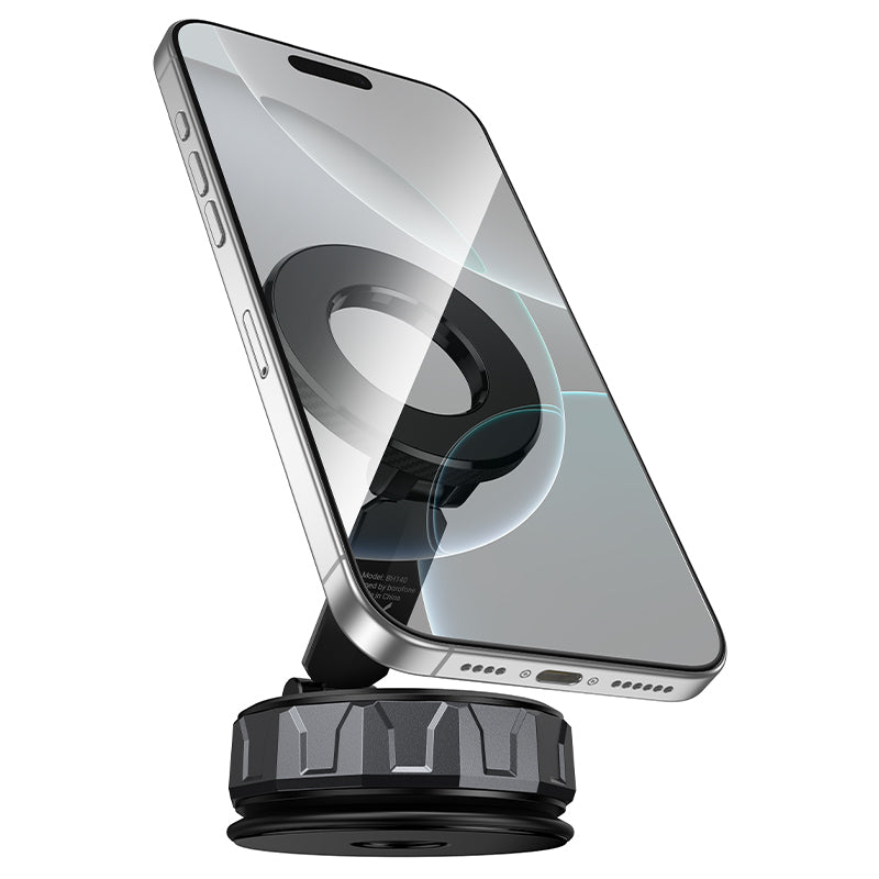 Borofone BH140 Gloria Magnetic Car Mount, 4.5inch - 7inch, Black