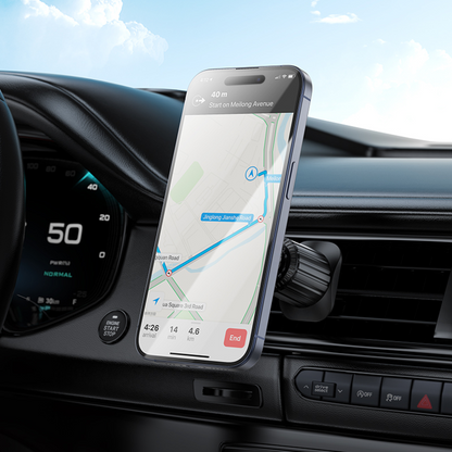 Magnetyczny uchwyt samochodowy Borofone BH122 Profit, 4.5 cala - 7 cali, Czarny