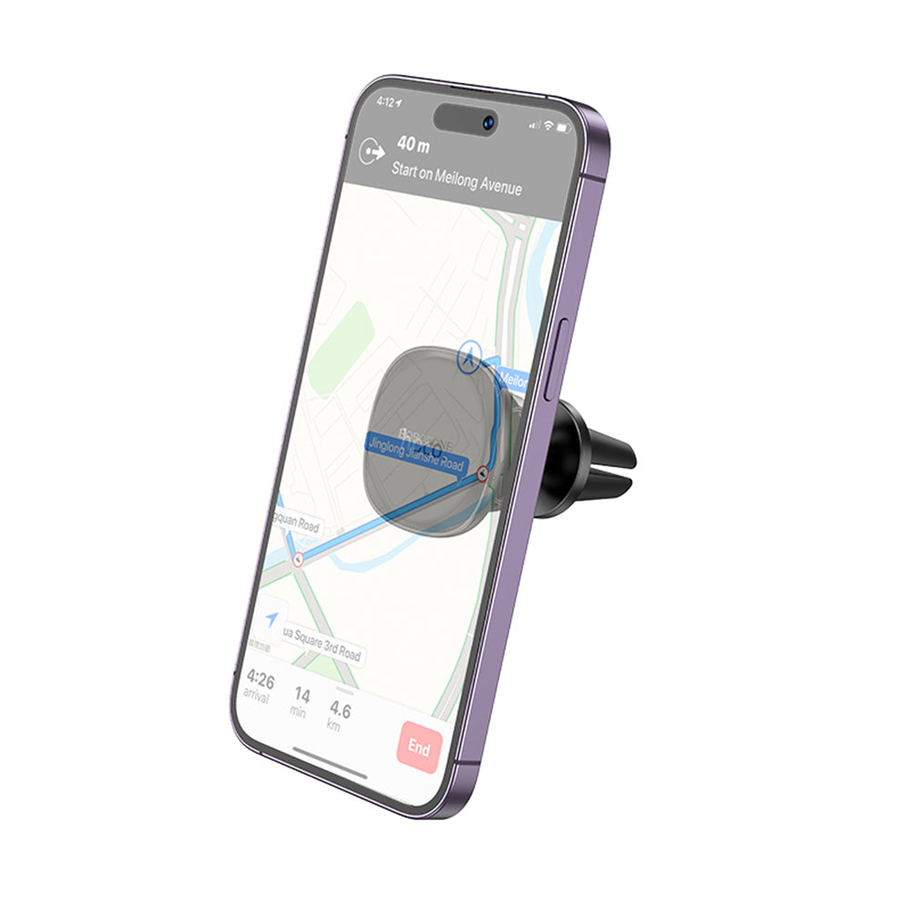 Magnetyczny Uchwyt Samochodowy Borofone BH102 Cloud, 4.5 cala - 7 cali, Czarny