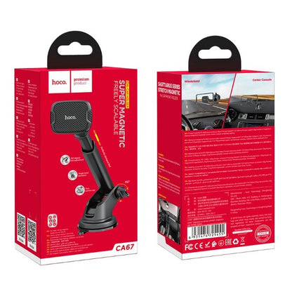 Uchwyt Samochodowy Magnetyczny HOCO CA67, Uniwersalny, Czarny