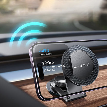 Lisen Magnetic Car Holder, Universal, Black YL0223050002