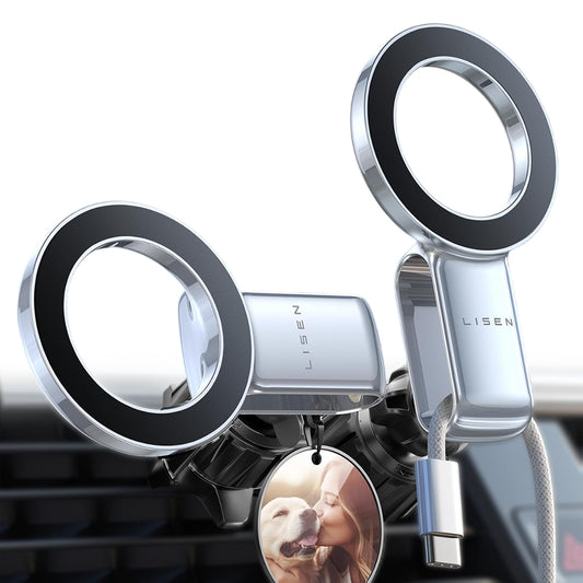 Uchwyt Samochodowy Magnetyczny Lisen, Uniwersalny, Czarny YL0224050012