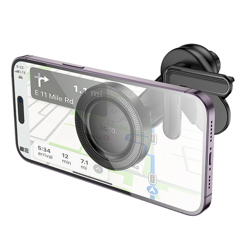 Uchwyt Samochodowy Magnetyczny MagSafe HOCO H57, Uniwersalny, Czarny