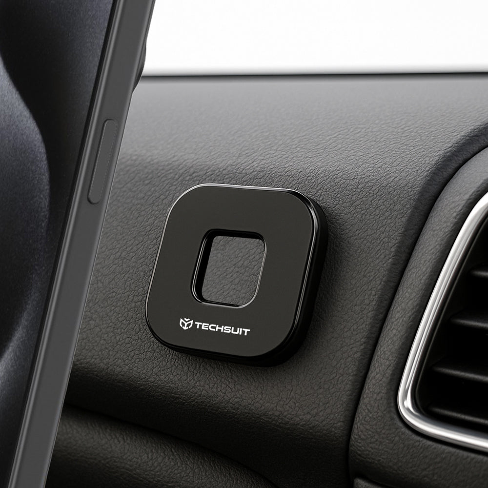 Techsuit HOLD210 Magnetic Car Holder, Universal, Black
